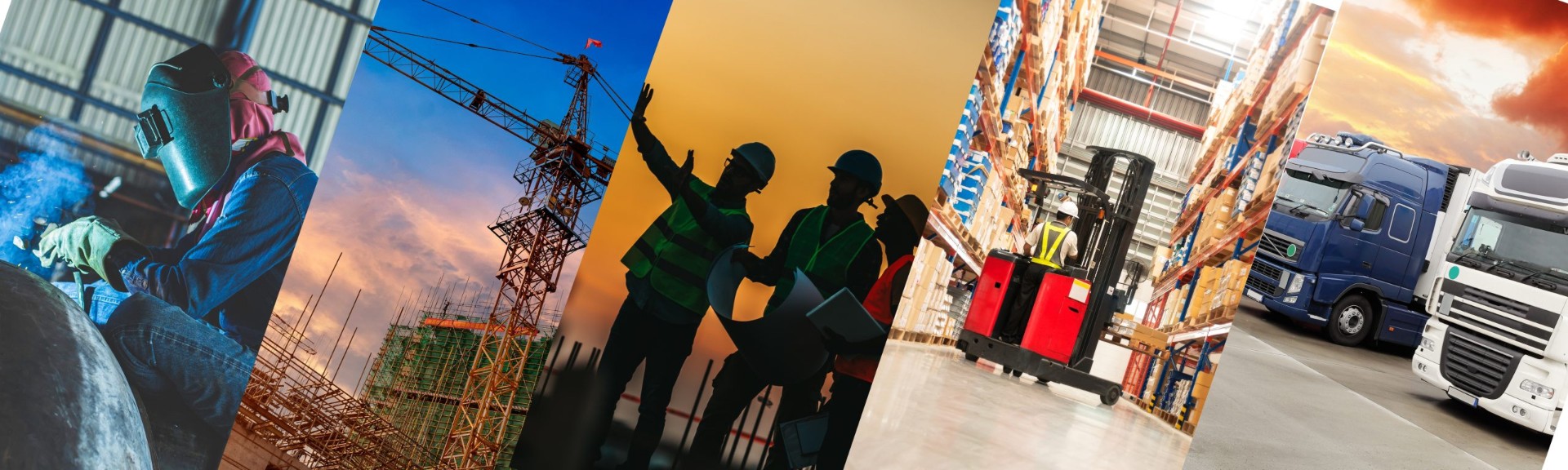 Skilled worker on a European job site